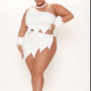 Plus Bedrock Babe Costume